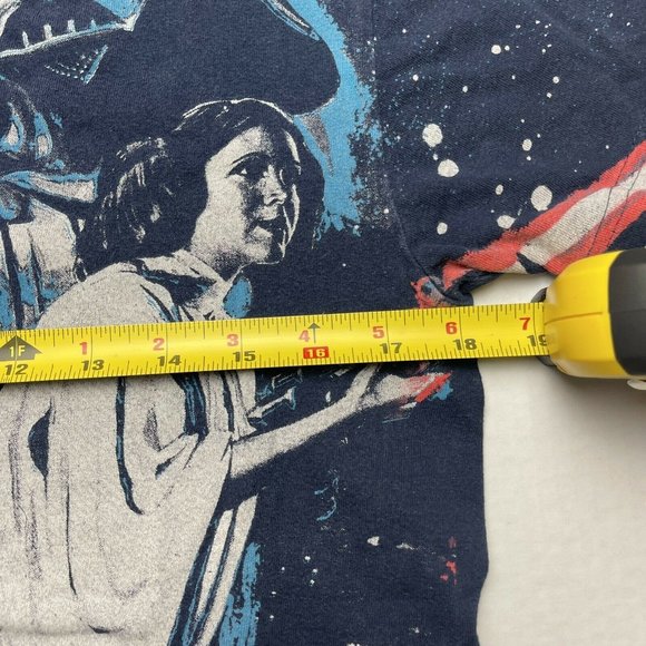 Vintage Y2K Star Wars All Over Print T-Shirt Disney Tee Kids Small - Picture 5 of 6